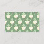 Modernes Baby-Duschgeschenk Registrierung Niedlich Visitenkarte (Rückseite)