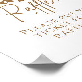 Modernes Baby-Duschkabine-Windeln Poster (Ecke)