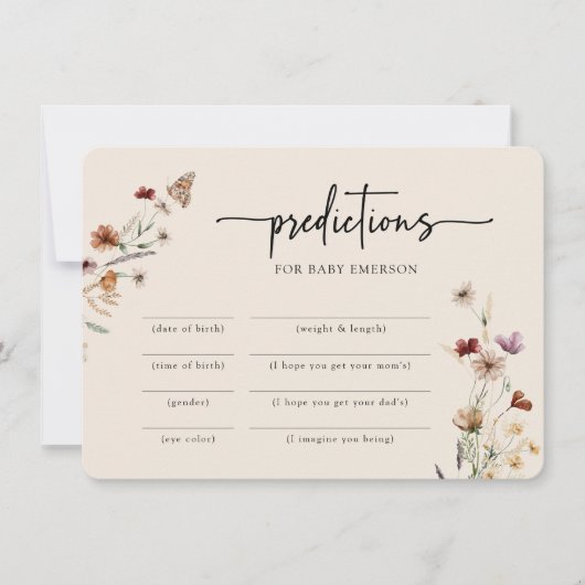 Modernes Baby-Duschspiel Einladung (Vorderseite)