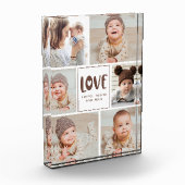 Modernes Baby Foto Collage Liebe Foto Block (Links)