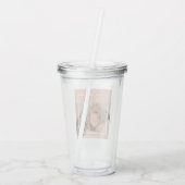 Modernes Baby-Foto | Du machst mein Leben ein komp Acryltrinkbecher (Rückseite)