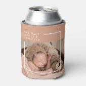Modernes Baby-Foto | Du machst mein Leben ein komp Dosenkühler (Kanne Vorderseite)