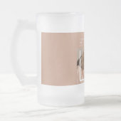 Modernes Baby-Foto | Du machst mein Leben ein komp Mattglas Bierglas (Links)