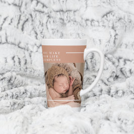Modernes Baby-Foto | Du machst mein Leben ein komp Milchtasse