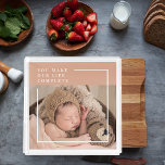 Modernes Baby-Foto | Du machst mein Leben ein komp Poster<br><div class="desc">Modernes Baby-Foto | Du machst mein Leben ein komplettes Geschenk</div>
