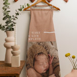 Modernes Baby-Foto | Du machst mein Leben ein komp Schürze<br><div class="desc">Modernes Baby-Foto | Du machst mein Leben ein komplettes Geschenk</div>