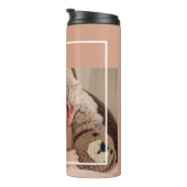 Modernes Baby-Foto | Du machst mein Leben ein komp Thermosbecher (Nach rechts gedreht)