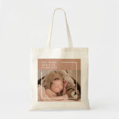 Modernes Baby-Foto | Du machst mein Leben ein komp Tragetasche (Vorne)