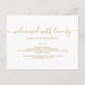 Modernes Baby-Foto - Geburtserklärung Postkarte (Rückseite)