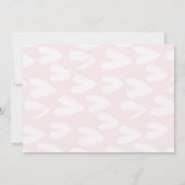 Modernes Baby Girl Foto Geburtsname Ankündigung (Rückseite)