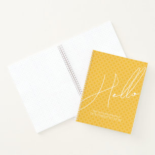 Modernes Baby Journal mit Shippoumon Muster Notizblock