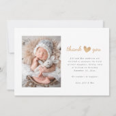 Modernes Baby Multi Foto Birth Ankündigung (Rückseite)