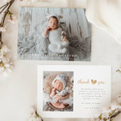 Modernes Baby Multi Foto Birth Ankündigung