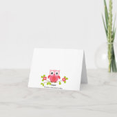 Modernes Babyduschkabine Dankeschön Karte (Rückseite)