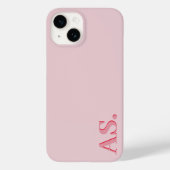 Modernes Babypink - Erstausstattung minimalistisch Case-Mate iPhone Hülle (Rückseite)