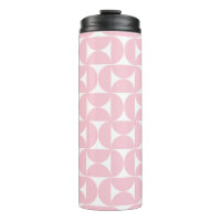 Modernes Babypink und Weißes Muster aus dem Mittel