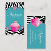 Modernes Bäckerei-Visitenkarte-kleiner Visitenkarte (Vorne/Hinten)