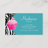 Modernes Bäckerei-Visitenkarte-kleiner Visitenkarte (Rückseite)