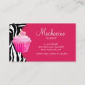 Modernes Bäckerei-Visitenkarte-kleiner Visitenkarte (Rückseite)