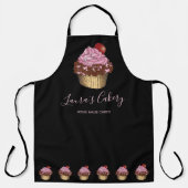 Modernes Bäckereigeschäft Cupcake Koch Catering Sü Schürze (Vorderseite)