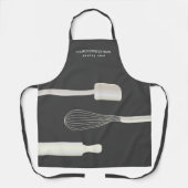 Modernes Bäckereigeschäft Koch Backgeschäft Schürze (Vorderseite)