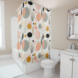 Modernes Bad im Mittelalter Duschvorhang