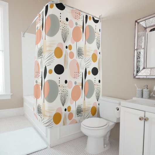 Modernes Bad im Mittelalter Duschvorhang (Beispiel)