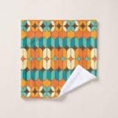 Modernes Badetuch aus dem Mittelalter, Retromuster Badhandtuch Set (Waschlappen)