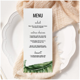 Modernes Bananenleaf - Hochzeitsmenü/Veranstaltung