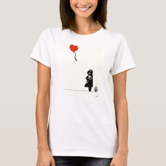 Modernes Bansky Girl T-Shirt