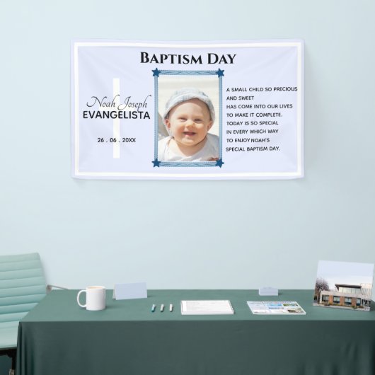 Modernes BAPTISM DATEI Party Banner (Messeveranstaltung)