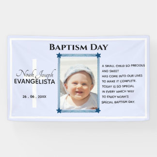Modernes BAPTISM DATEI Party Banner