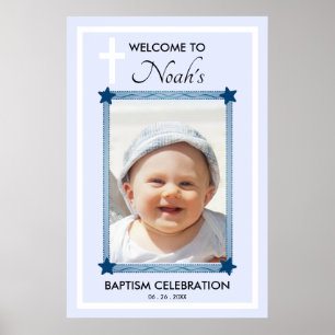Modernes BAPTISM DATEI Party Begrüßung Poster