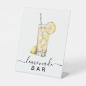 Modernes Bar Pedestzeichen Lemonade Sockelschild (Vorderseite)