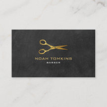 Modernes Barber-Gold-Scheren-Chalkboard