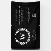 Modernes Barbershop Opening Stunden Banner Zeichen (Vertikal)