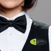 Modernes Barkeeper Cocktailglas-Design Namenschild