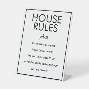 Modernes Basic White House Rules Guest Pedestal Si Sockelschild