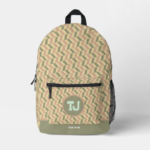 Modernes Basketballmuster zurück zur Schule Bedruckter Rucksack