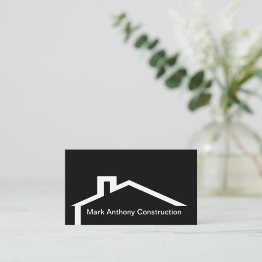 Modernes Baudach Emblem Visitenkarte (Stehend Vorderseite)