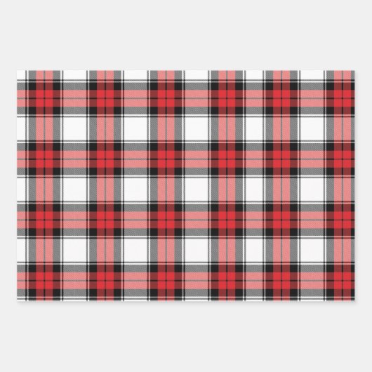 Modernes Bauernhaus Charm Klassisches Weihnachtsfe Geschenkpapier Set (Vorderseite 3)