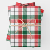 Modernes Bauernhaus Charm Klassisches Weihnachtsfe Geschenkpapier Set (Beispiel)