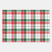 Modernes Bauernhaus Charm Klassisches Weihnachtsfe Geschenkpapier Set (Vorderseite)