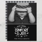 Modernes Bauernhaus | Foto Budget Weihnachtskarte (Vorne/Hinten)