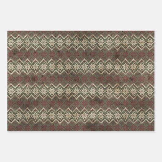 Modernes Bauernhaus Geschenkpapier Set (Vorderseite 3)