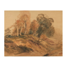 Modernes Bauernhaus Herbst Herbstlandschaft Malere