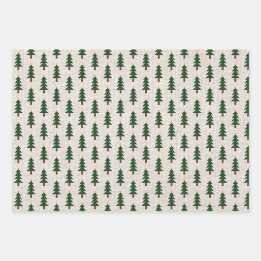 Modernes Bauernhaus Holiday Wrapping Paper Sheets Geschenkpapier Set (Vorderseite 2)