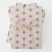 Modernes Bauernhaus Holiday Wrapping Paper Sheets Geschenkpapier Set (Beispiel)
