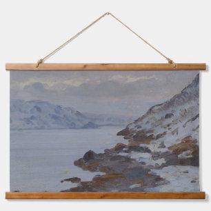 Modernes Bauernhaus Kunst   Aleksandr Borisov Wandteppich Mit Holzrahmen