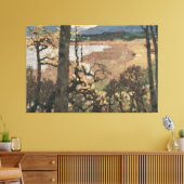 Modernes Bauernhaus Landschaft Kunst Leinwanddruck (Insitu (Wohnzimmer))
